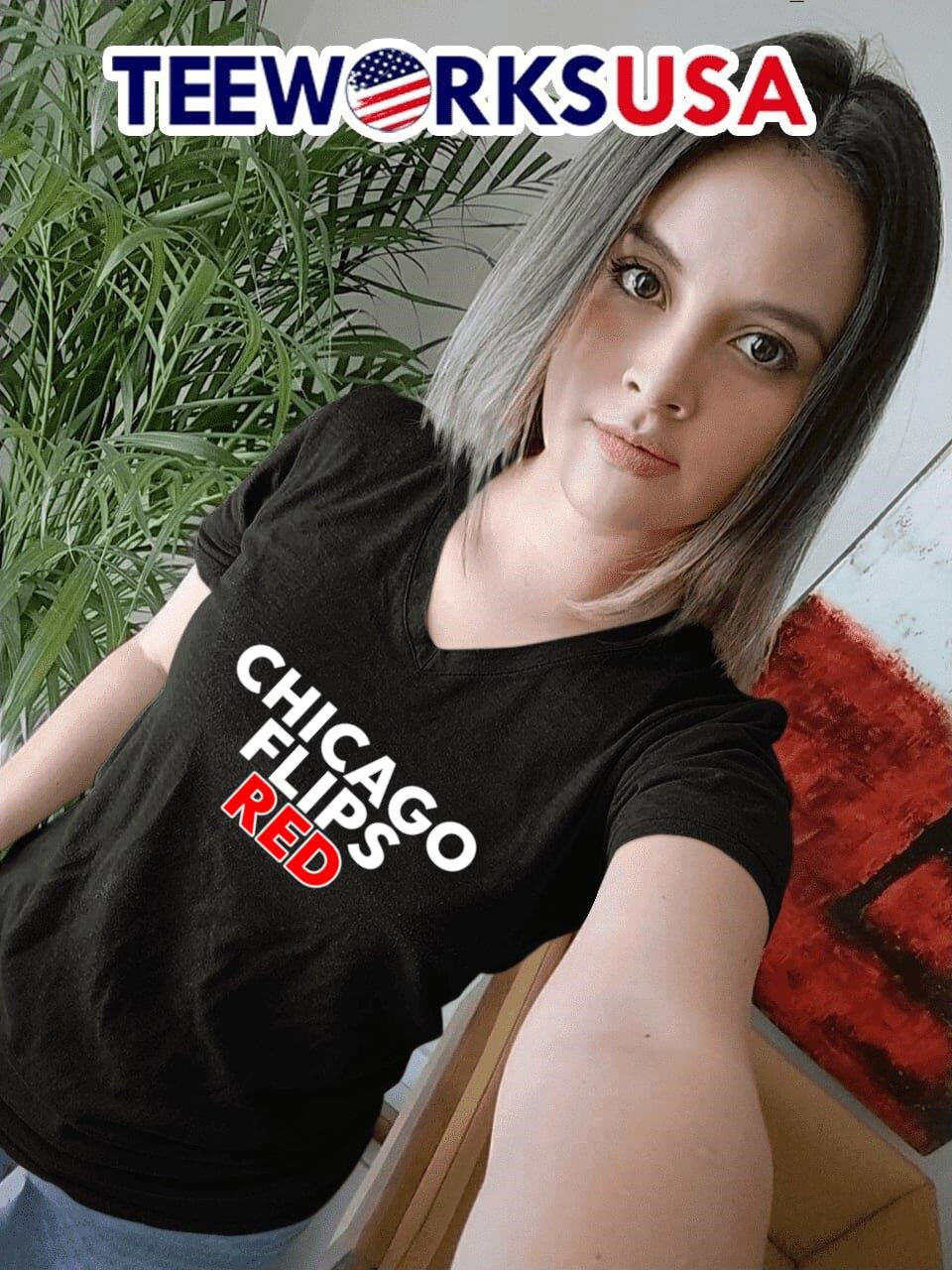 Chicago Flips Red - Adult & Kids T-Shirts, Sweatshirts & Hoodies apparel design preview 7