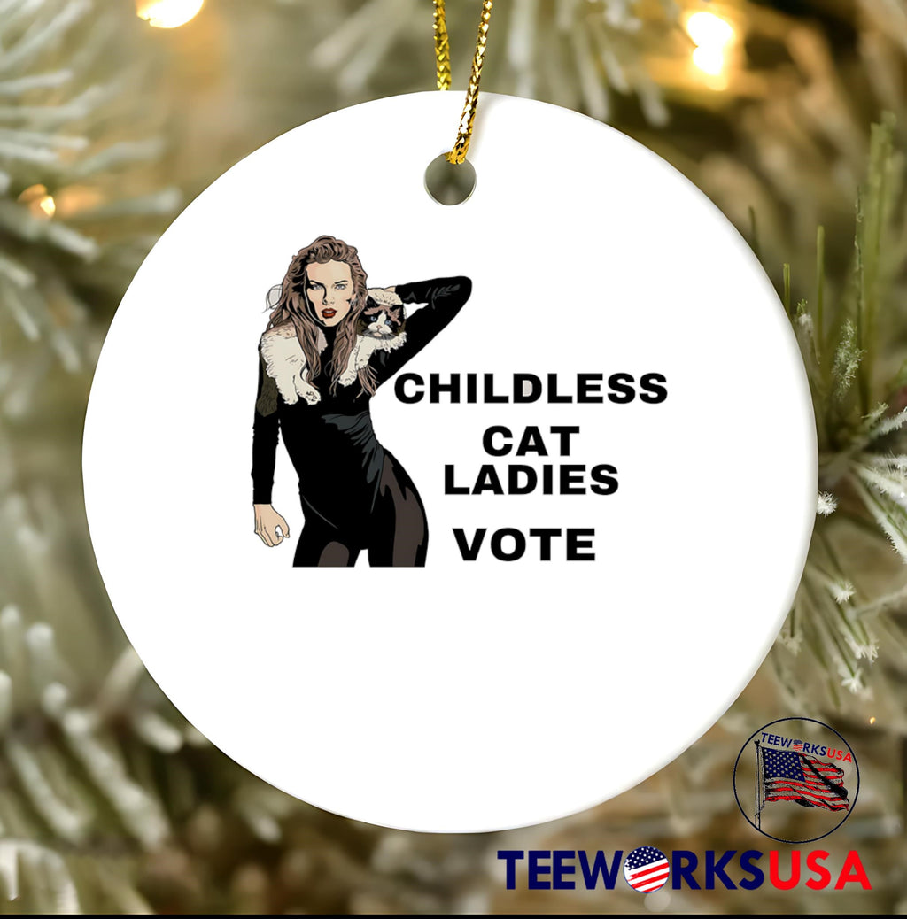 Childless Cat Ladies Vote Swiftie - Adult & Kids T-Shirts, Sweatshirts & Hoodies apparel design preview 3