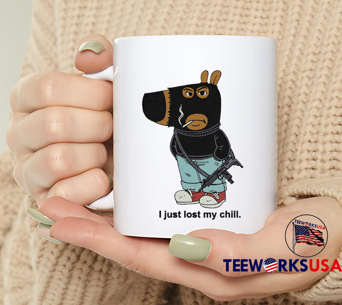 Chill Guy Robber I Just Lost My - Adult & Kids T-Shirts, Sweatshirts & Hoodies apparel design preview 6