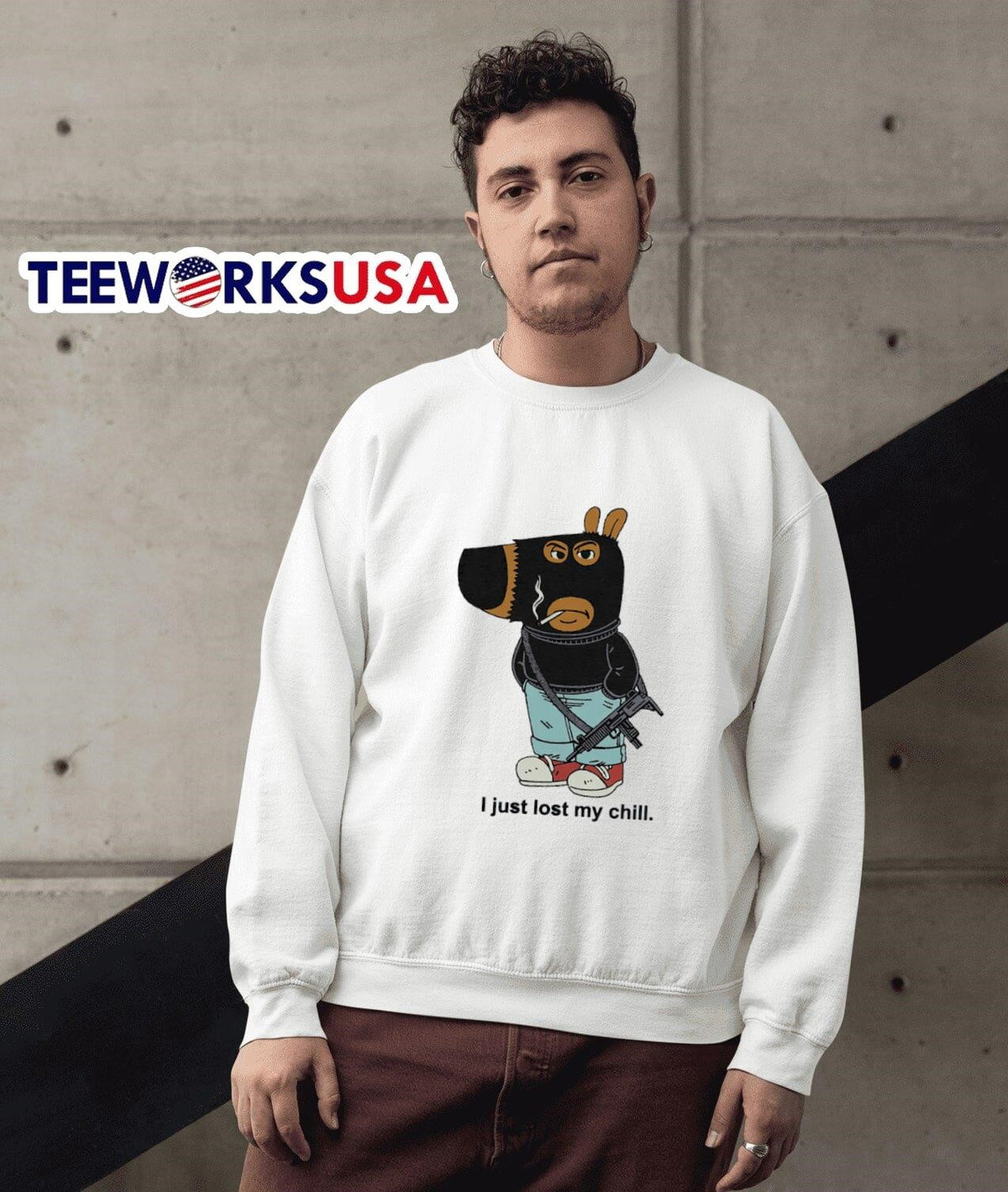 Chill Guy Robber I Just Lost My - Adult & Kids T-Shirts, Sweatshirts & Hoodies apparel design preview 5