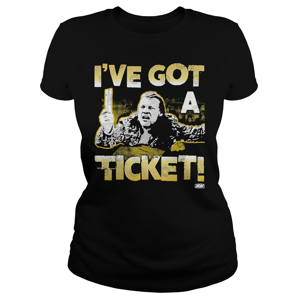 Chris Jericho I've Got A Ticket - Adult & Kids T-Shirts, Sweatshirts & Hoodies apparel design preview 2