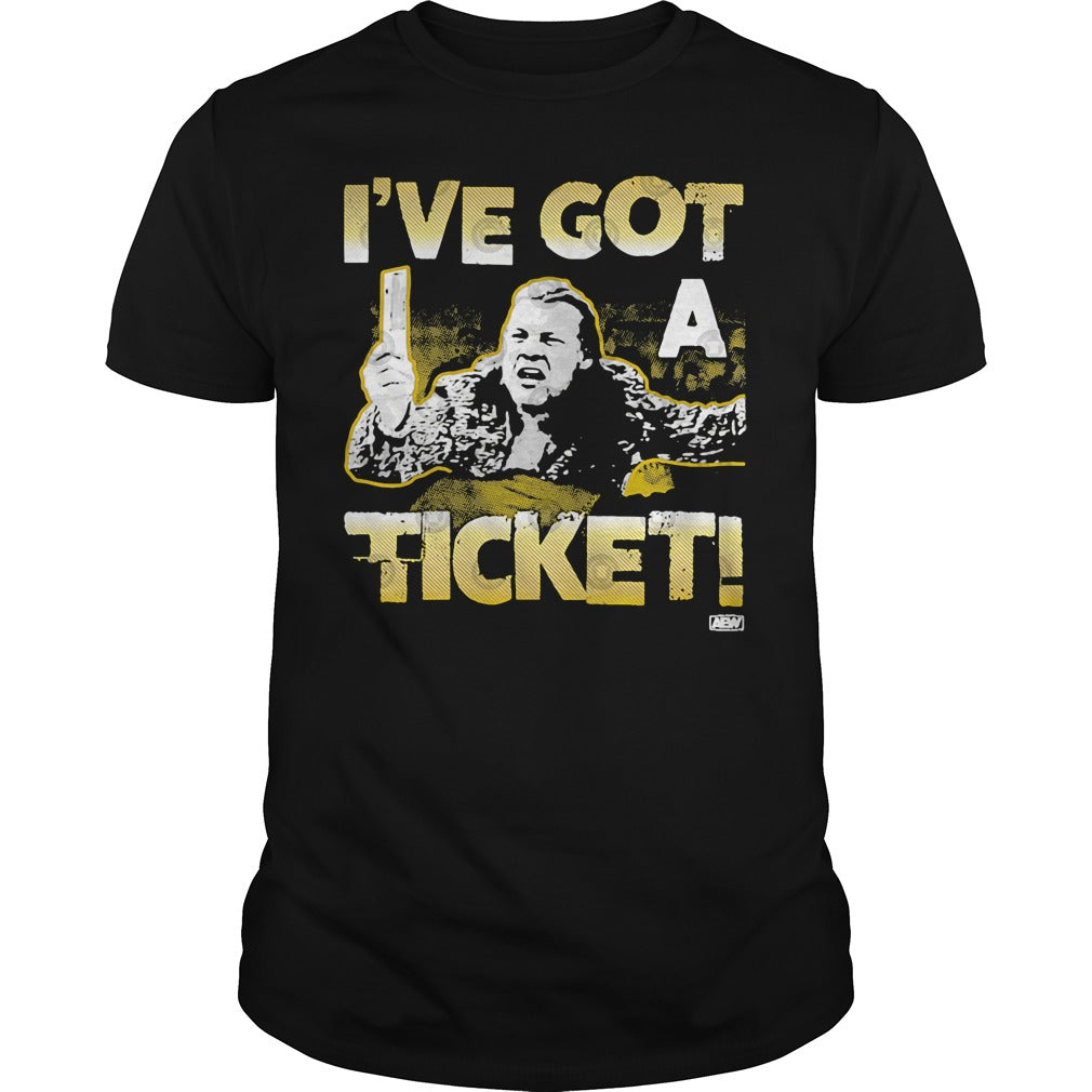 Chris Jericho I've Got A Ticket - Adult & Kids T-Shirts, Sweatshirts & Hoodies apparel design preview 1