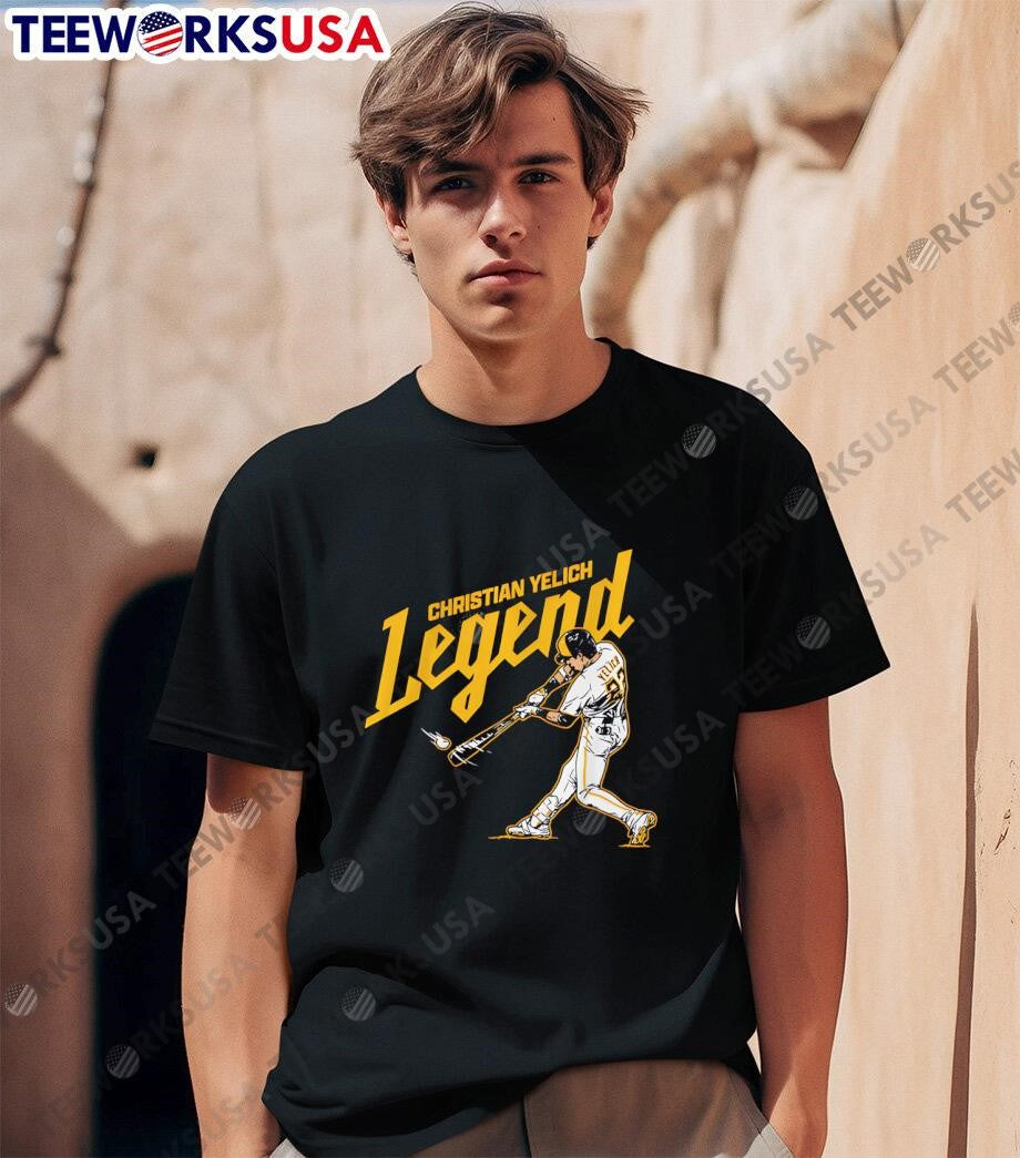 Christian Yelich Milwaukee Legend - Adult & Kids T-Shirts, Sweatshirts & Hoodies apparel design preview 1