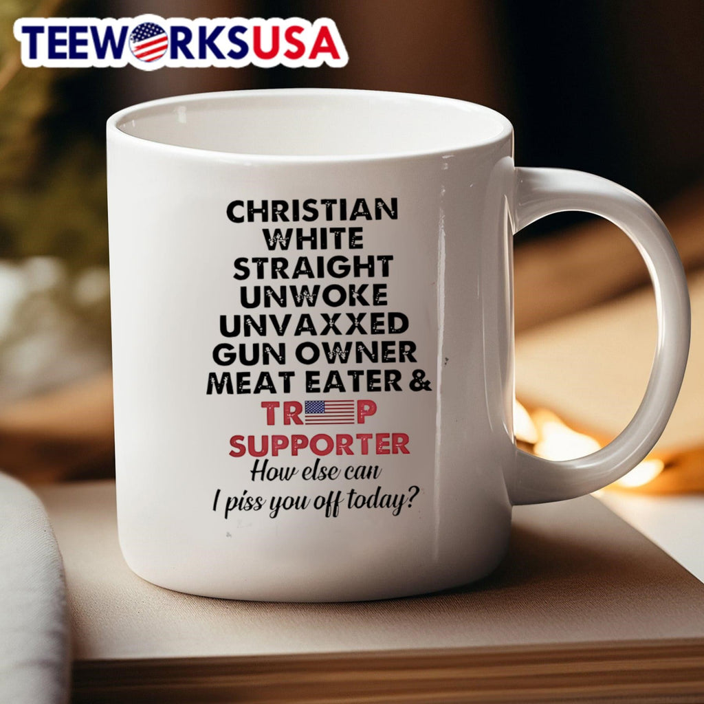 Christian white straight unvaxxed gun owner meat - Adult & Kids T-Shirts, Sweatshirts & Hoodies apparel design preview 4