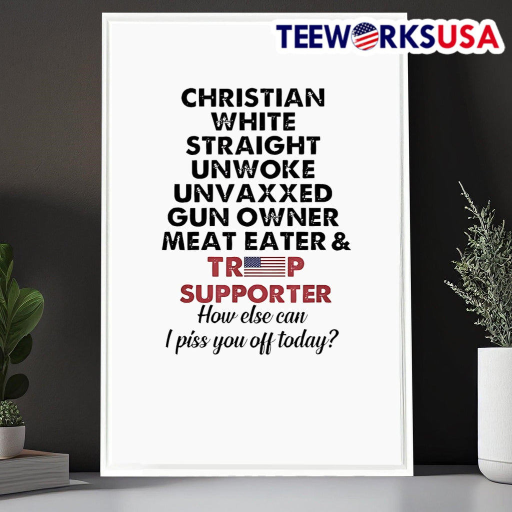 Christian white straight unvaxxed gun owner meat - Adult & Kids T-Shirts, Sweatshirts & Hoodies apparel design preview 6
