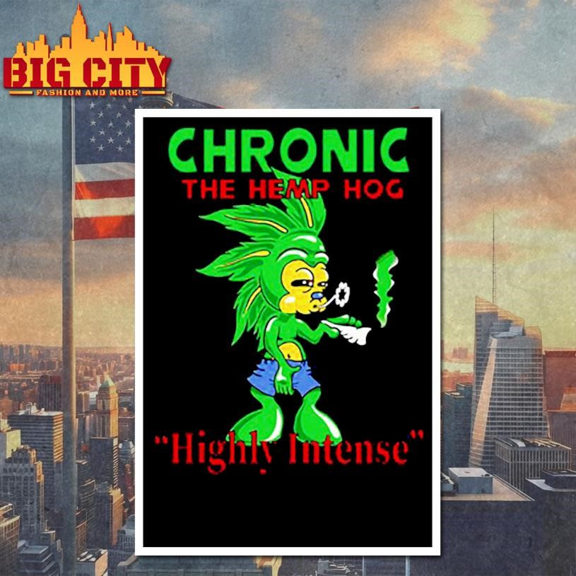 Chronic the hemphog funny - Adult & Kids T-Shirts, Sweatshirts & Hoodies apparel design preview 4