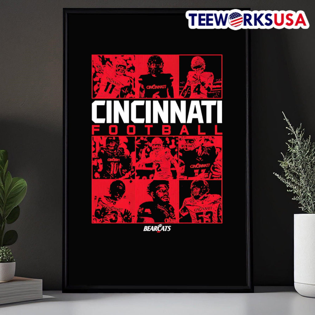 Cincinnati Bearcats Football Playmakers 2025 - Adult & Kids T-Shirts, Sweatshirts & Hoodies apparel design preview 5
