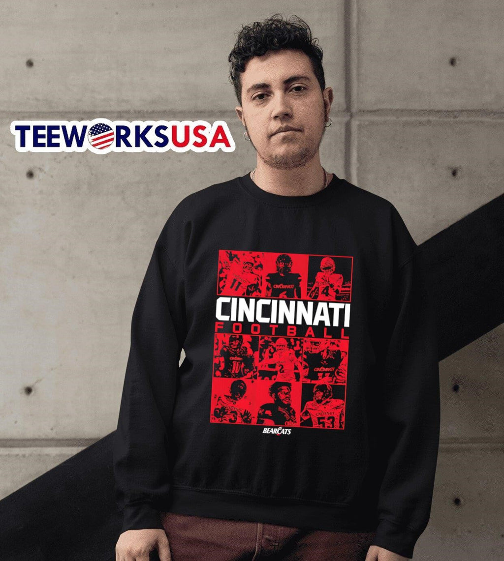 Cincinnati Bearcats Football Playmakers 2025 - Adult & Kids T-Shirts, Sweatshirts & Hoodies apparel design preview 6