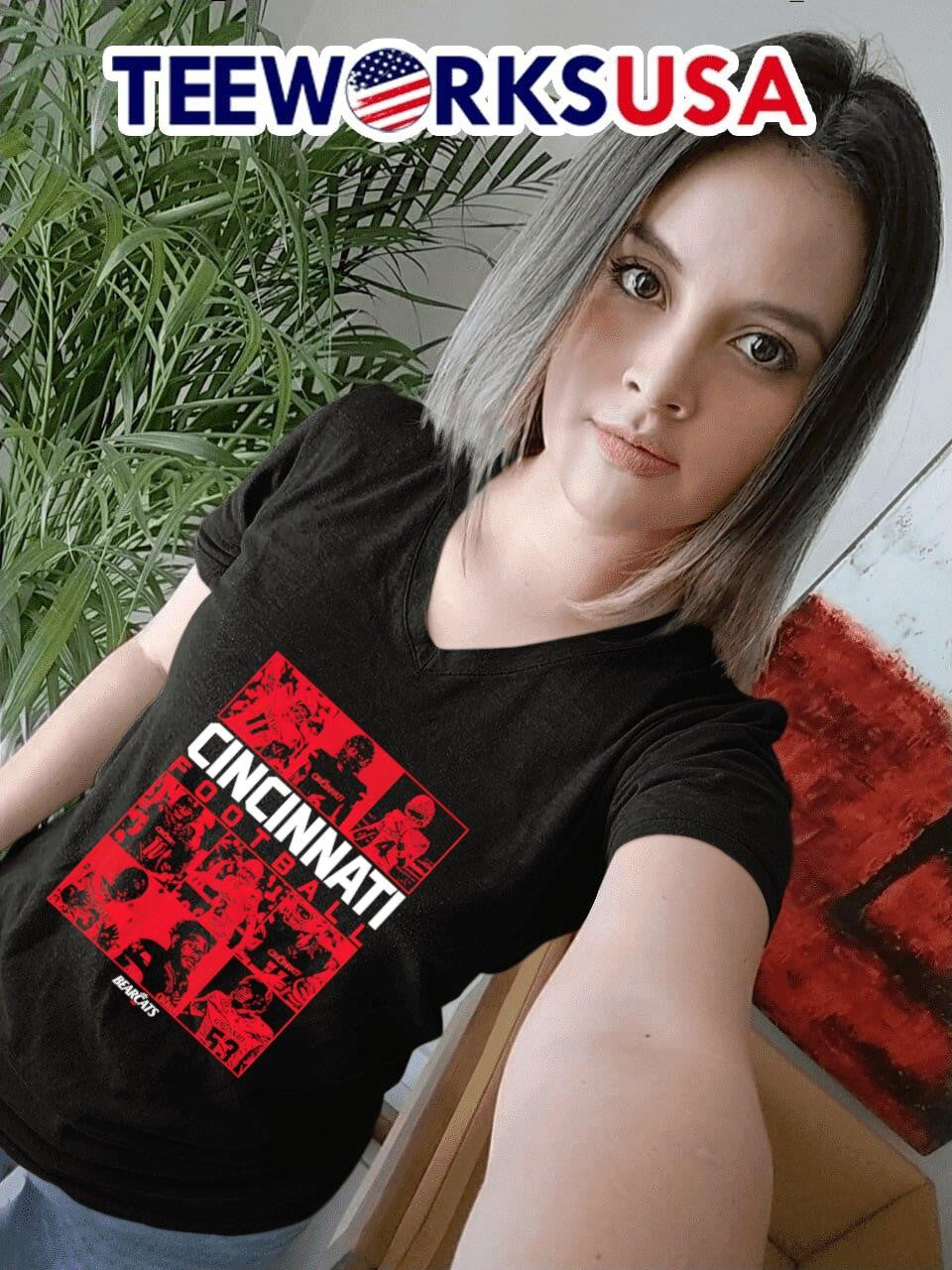 Cincinnati Bearcats Football Playmakers 2025 - Adult & Kids T-Shirts, Sweatshirts & Hoodies apparel design preview 7