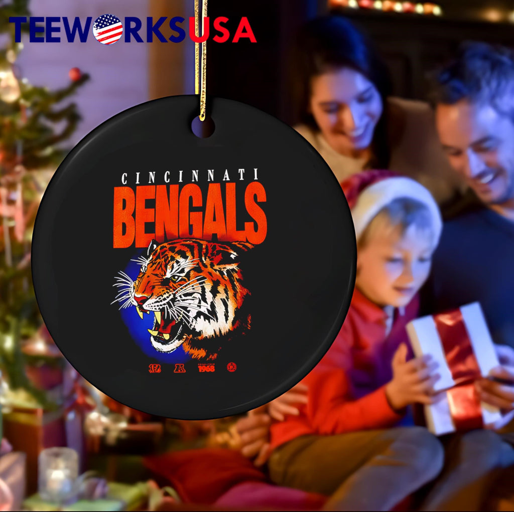 Cincinnati Bengals Jungle Stripes Tiger Graphic - Adult & Kids T-Shirts, Sweatshirts & Hoodies apparel design preview 4