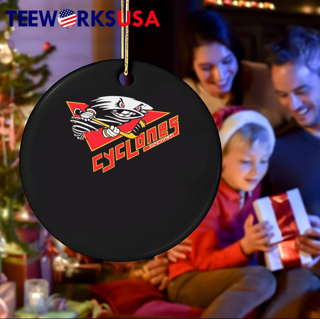 Cincinnati Cyclones logo style - Adult & Kids T-Shirts, Sweatshirts & Hoodies apparel design preview 4