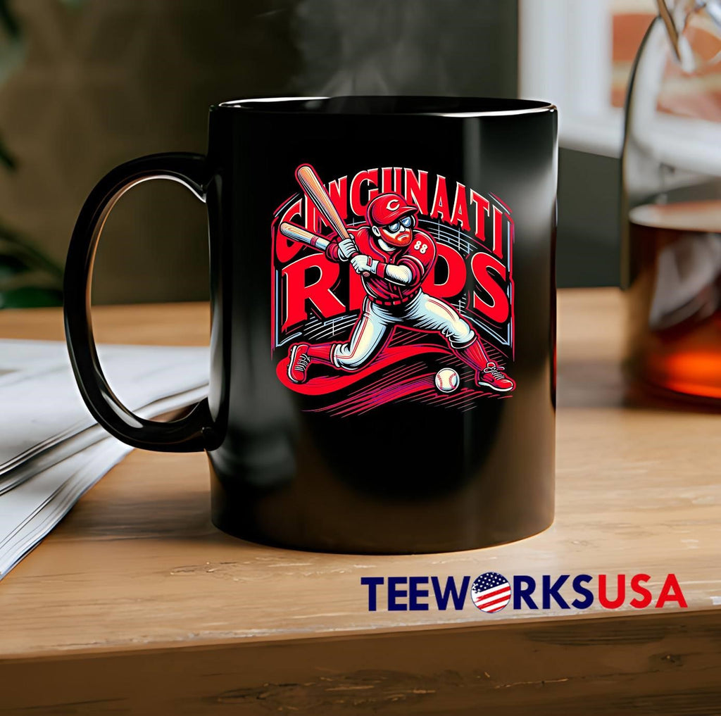 Cincinnati Reds player art - Adult & Kids T-Shirts, Sweatshirts & Hoodies apparel design preview 2