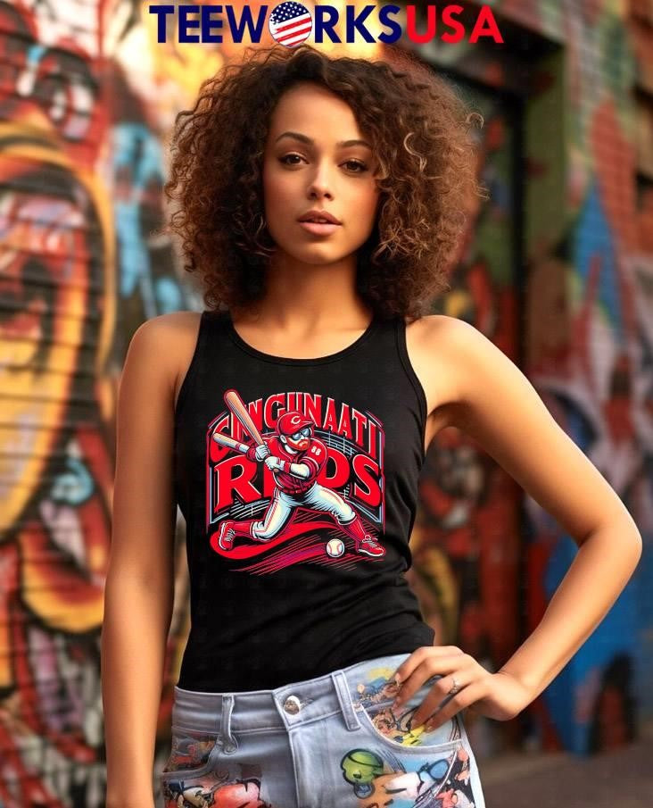 Cincinnati Reds player art - Adult & Kids T-Shirts, Sweatshirts & Hoodies apparel design preview 7