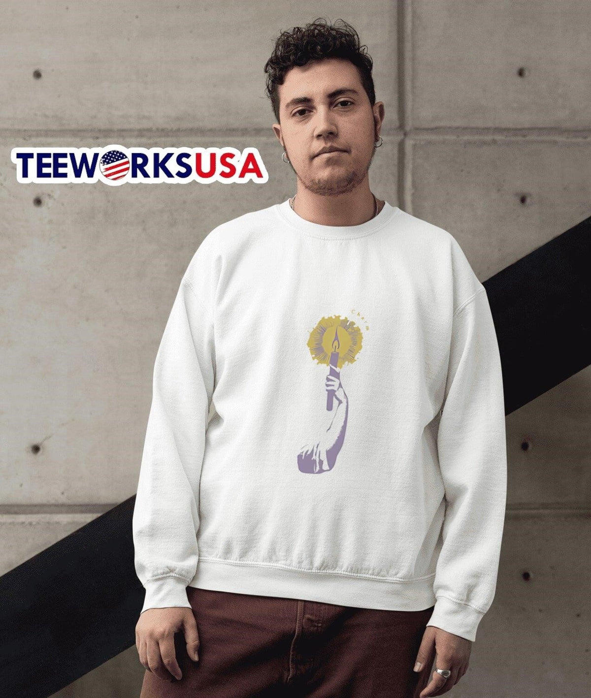 Clairo Charm Candle - Adult & Kids T-Shirts, Sweatshirts & Hoodies apparel design preview 3