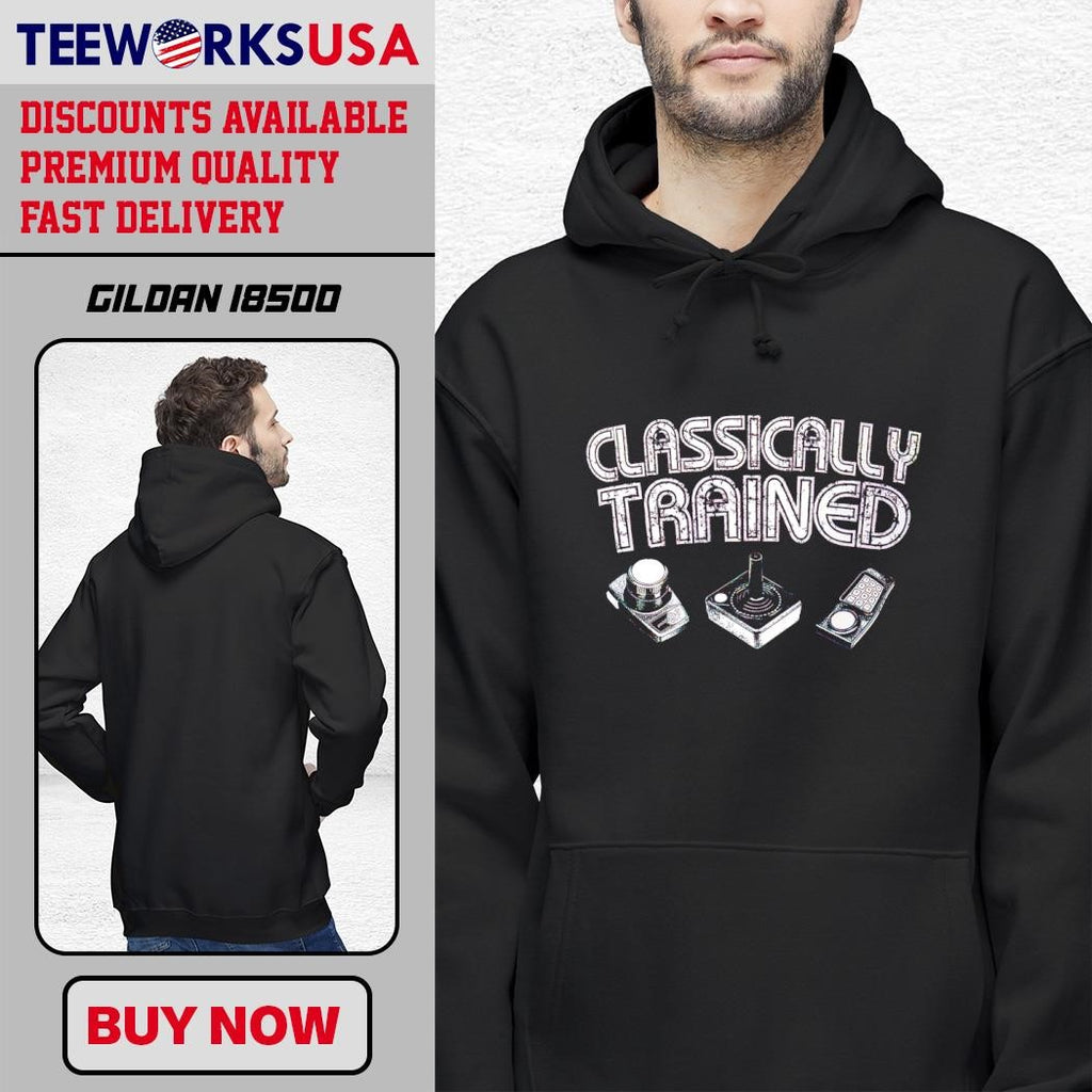 Classically trained - Adult & Kids T-Shirts, Sweatshirts & Hoodies apparel design preview 2