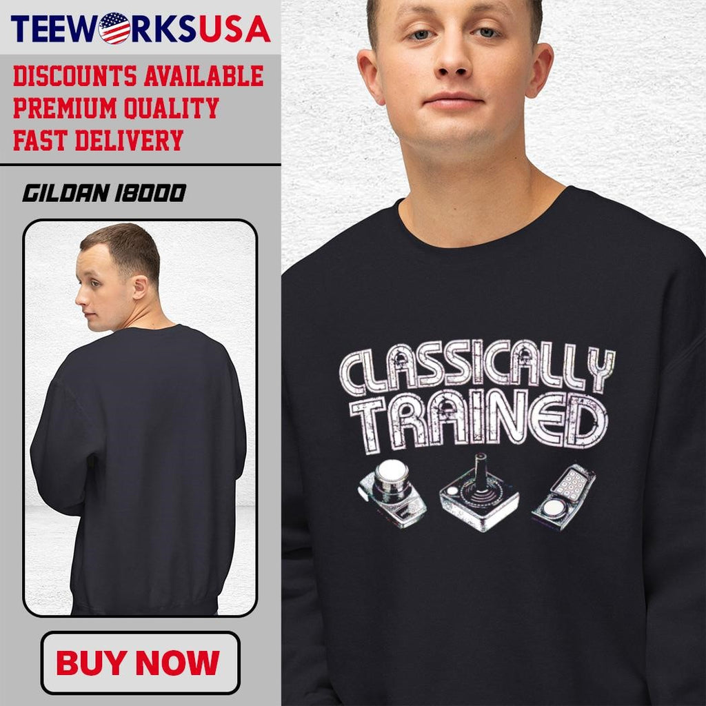 Classically trained - Adult & Kids T-Shirts, Sweatshirts & Hoodies apparel design preview 1