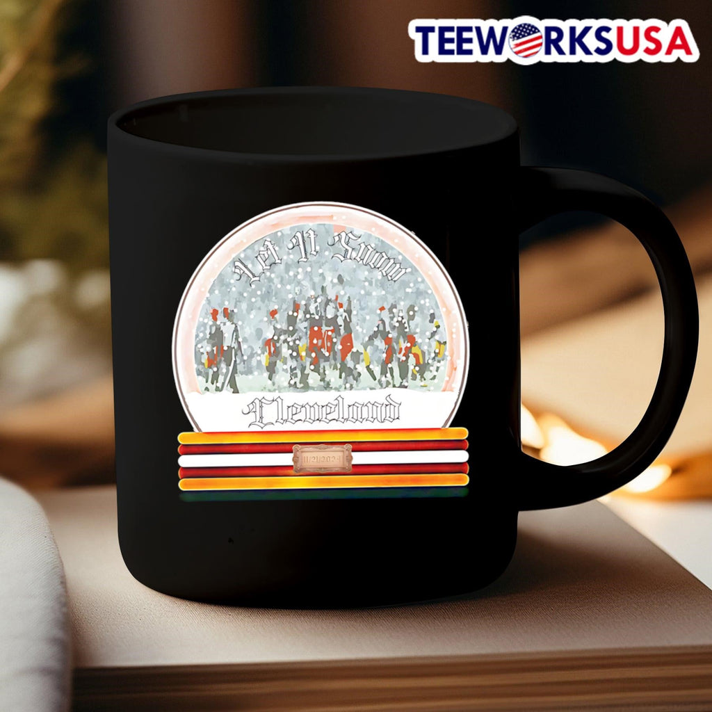 Cleveland Football Snow Globe - Adult & Kids T-Shirts, Sweatshirts & Hoodies apparel design preview 3