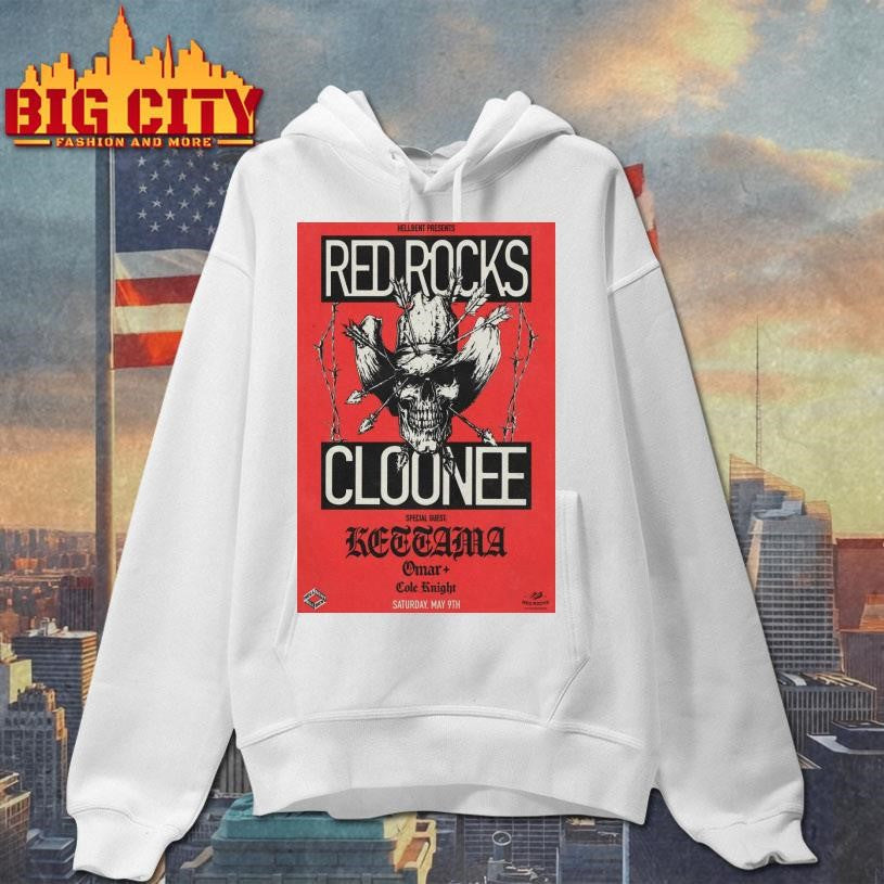 Cloonee May 9 2026 Red Rocks Amphitheatre Morrison CO - Adult & Kids T-Shirts, Sweatshirts & Hoodies apparel design preview 2
