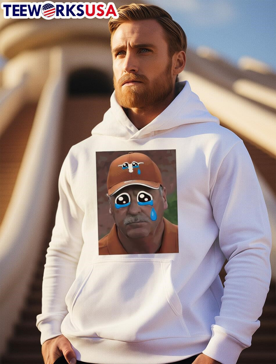 Coach Mike White Crying Meme - Adult & Kids T-Shirts, Sweatshirts & Hoodies apparel design preview 2