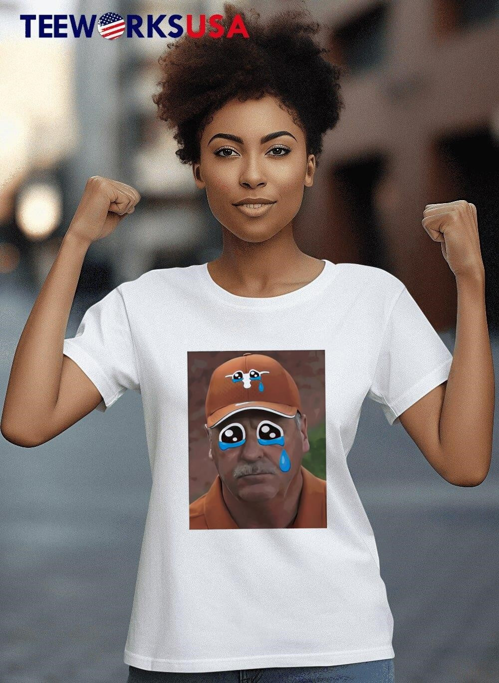 Coach Mike White Crying Meme - Adult & Kids T-Shirts, Sweatshirts & Hoodies apparel design preview 4