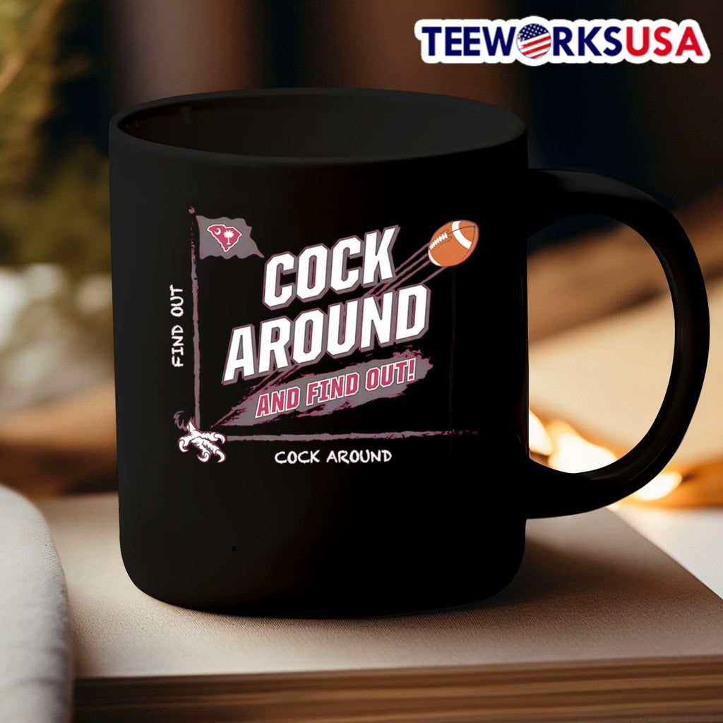 Cock around and find out South Carolina - Adult & Kids T-Shirts, Sweatshirts & Hoodies apparel design preview 3