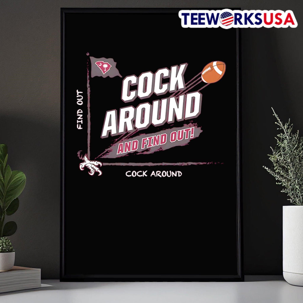 Cock around and find out South Carolina - Adult & Kids T-Shirts, Sweatshirts & Hoodies apparel design preview 5