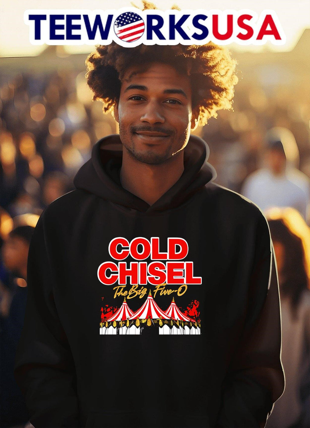 Cold Chisel Sydney 11-12 October the big five-o event - Adult & Kids T-Shirts, Sweatshirts & Hoodies apparel design preview 2