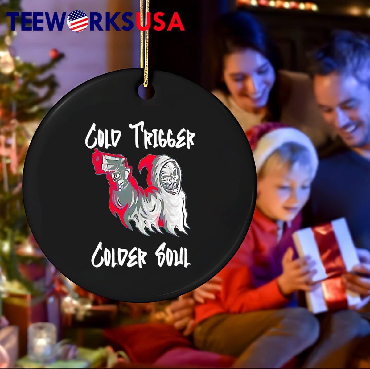 Cold Trigger Soul death gun - Adult & Kids T-Shirts, Sweatshirts & Hoodies apparel design preview 4
