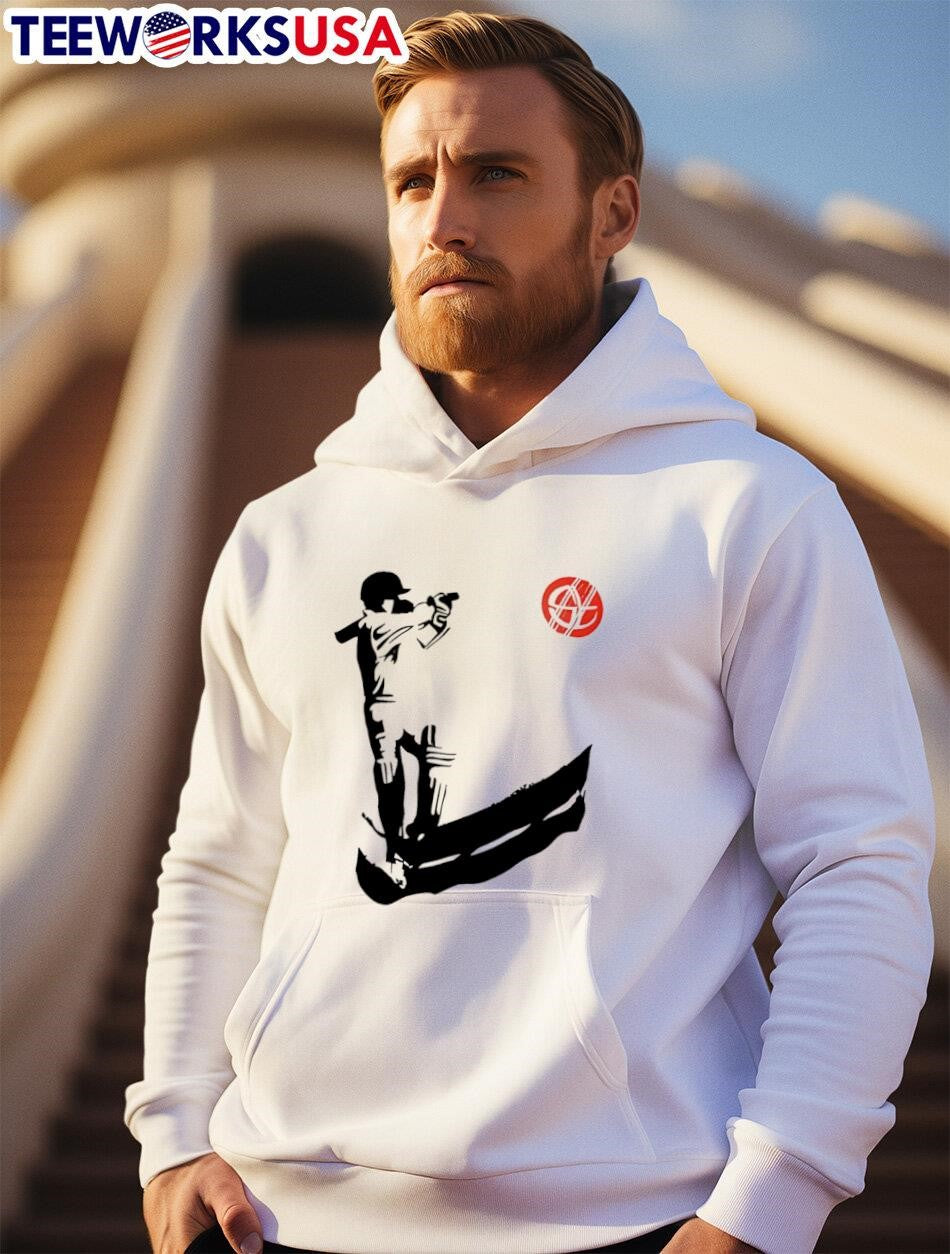 Collectabillia Crew Neck Sachin Tendulkar Pull Shot - Adult & Kids T-Shirts, Sweatshirts & Hoodies apparel design preview 2