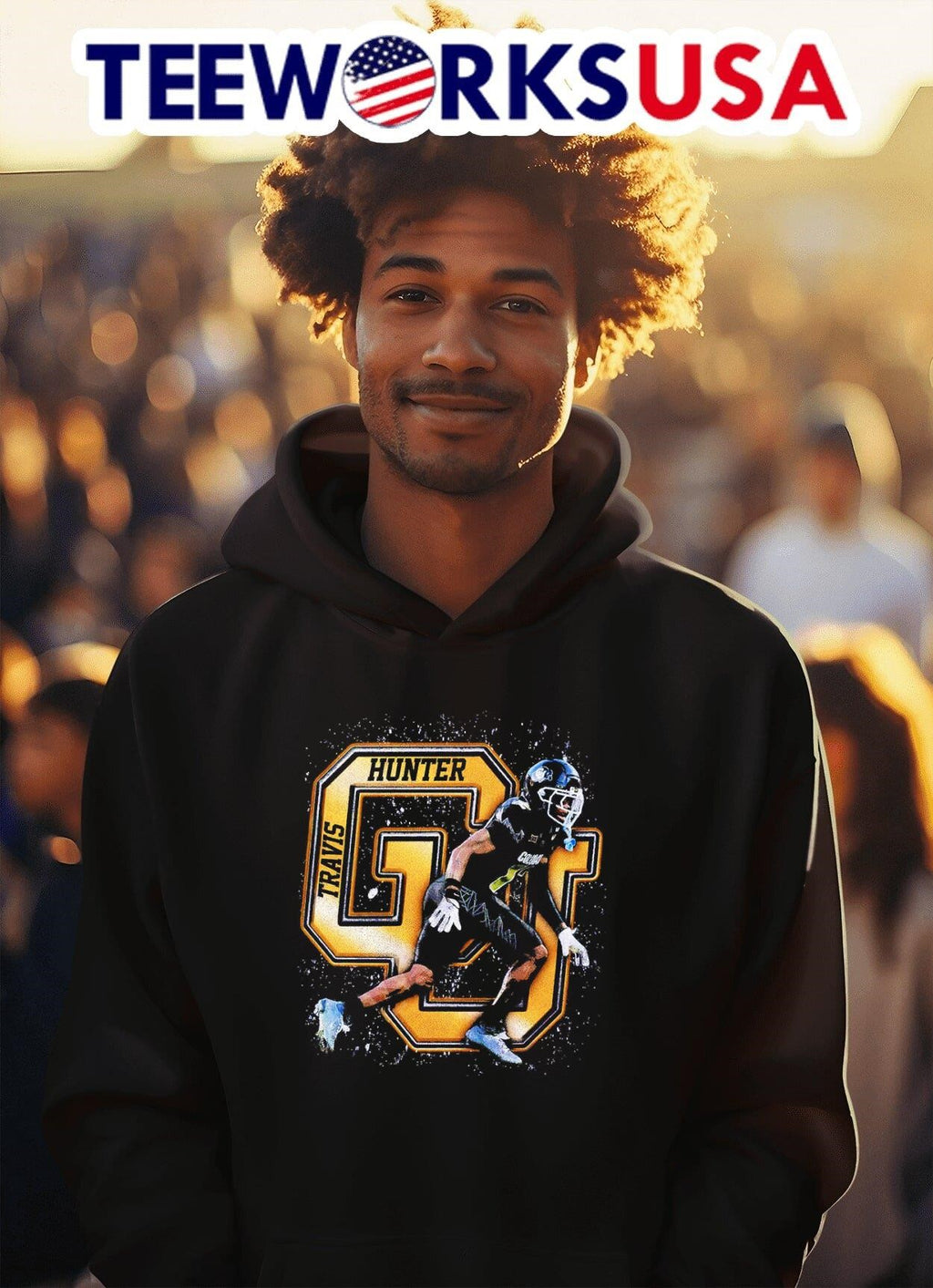 Colorado Buffaloes Travis Hunter - Adult & Kids T-Shirts, Sweatshirts & Hoodies apparel design preview 2