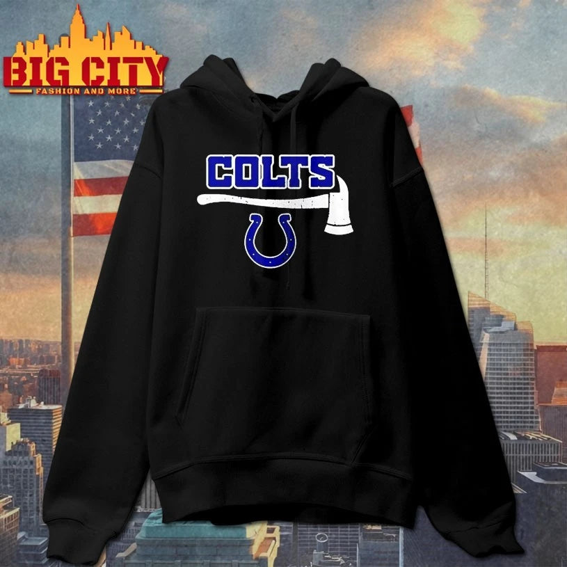 Colts Firefighter Appreciation Day 2025 - Adult & Kids T-Shirts, Sweatshirts & Hoodies apparel design preview 2