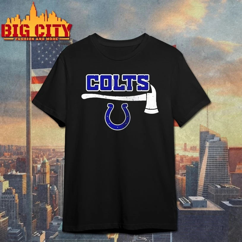 Colts Firefighter Appreciation Day 2025 - Adult & Kids T-Shirts, Sweatshirts & Hoodies apparel design preview 1