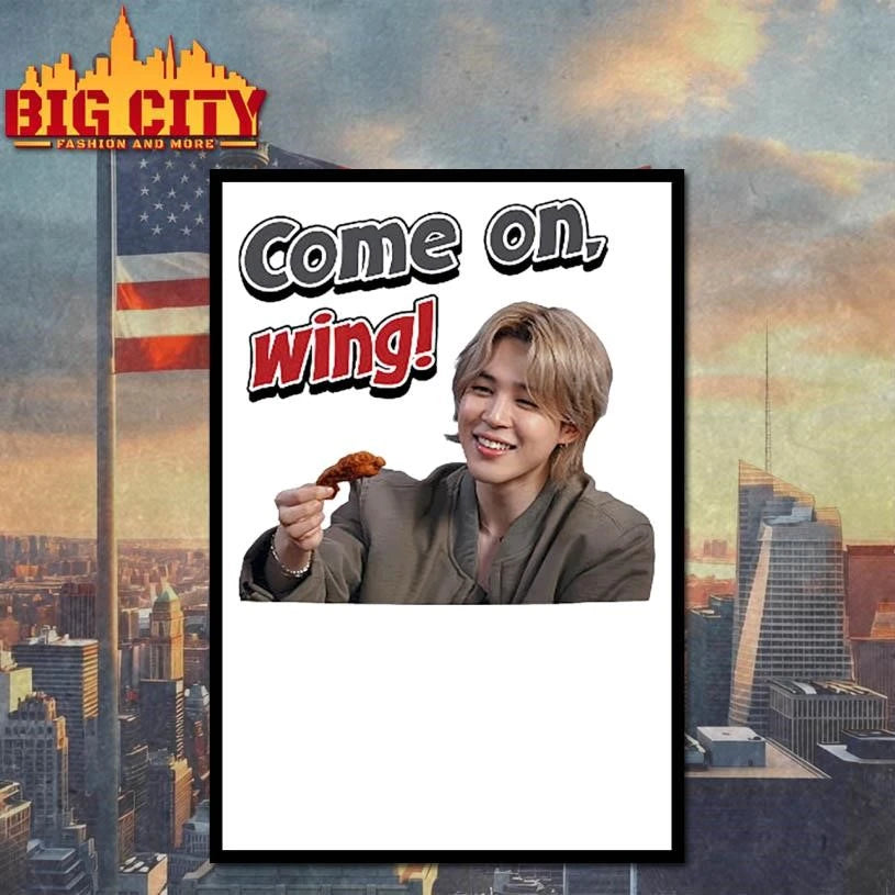 Come On Wing Jimin BTS Funny - Adult & Kids T-Shirts, Sweatshirts & Hoodies apparel design preview 4