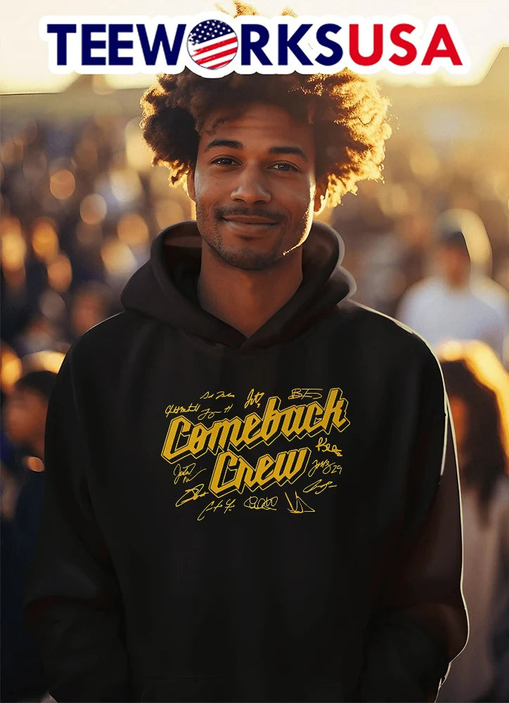 Comeback Milwaukee Baseball Crew - Adult & Kids T-Shirts, Sweatshirts & Hoodies apparel design preview 3