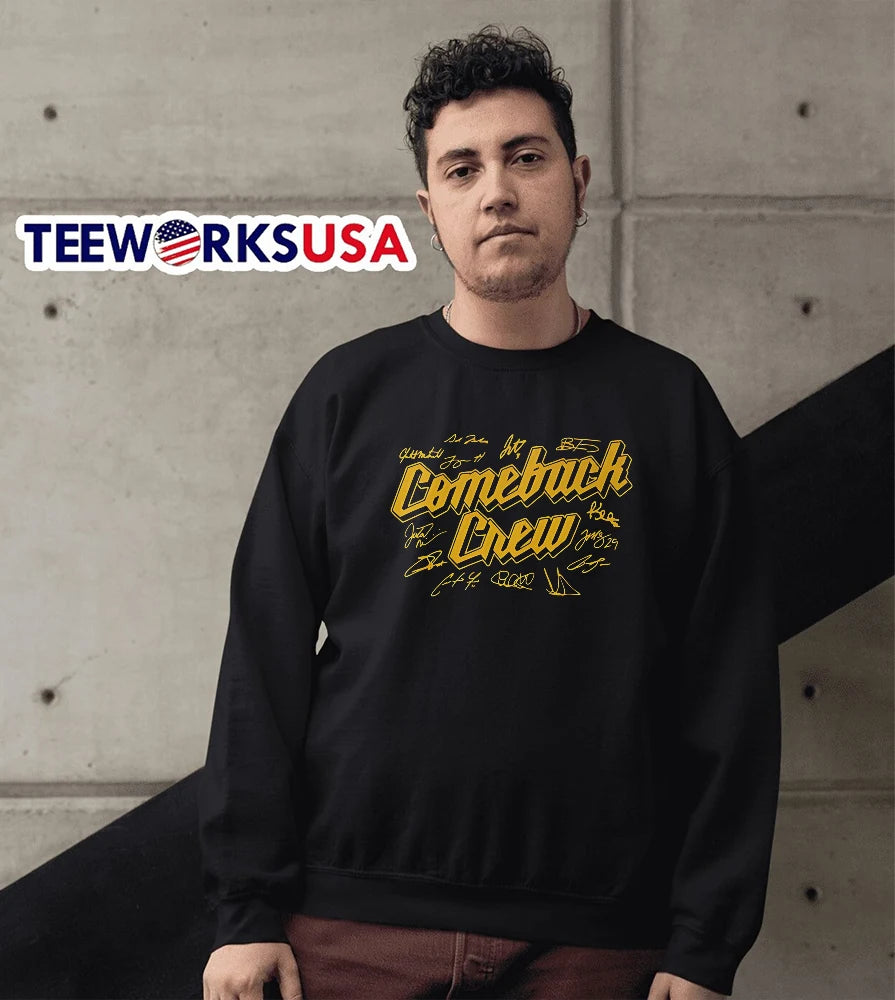 Comeback Milwaukee Baseball Crew - Adult & Kids T-Shirts, Sweatshirts & Hoodies apparel design preview 5