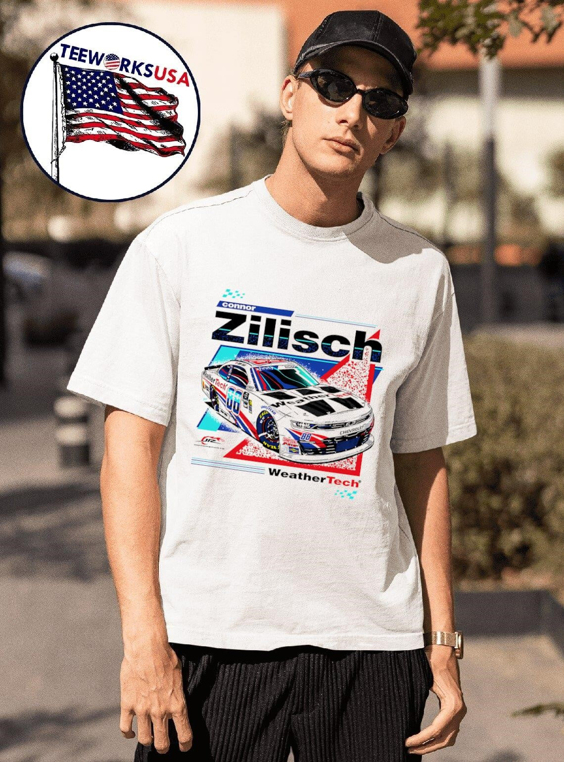 Connor Zilisch #88 racing car - Adult & Kids T-Shirts, Sweatshirts & Hoodies apparel design preview 1