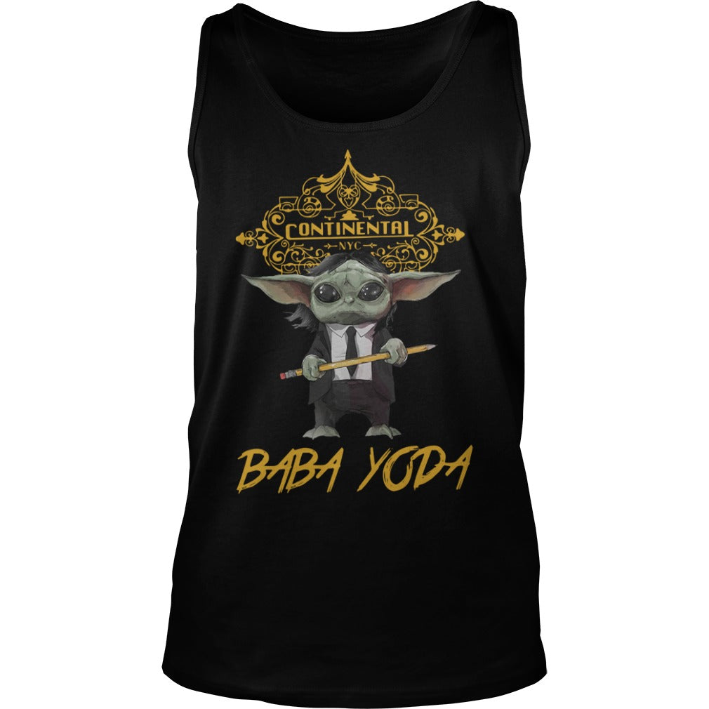 Continental Baby Yoda - Adult & Kids T-Shirts, Sweatshirts & Hoodies apparel design preview 3