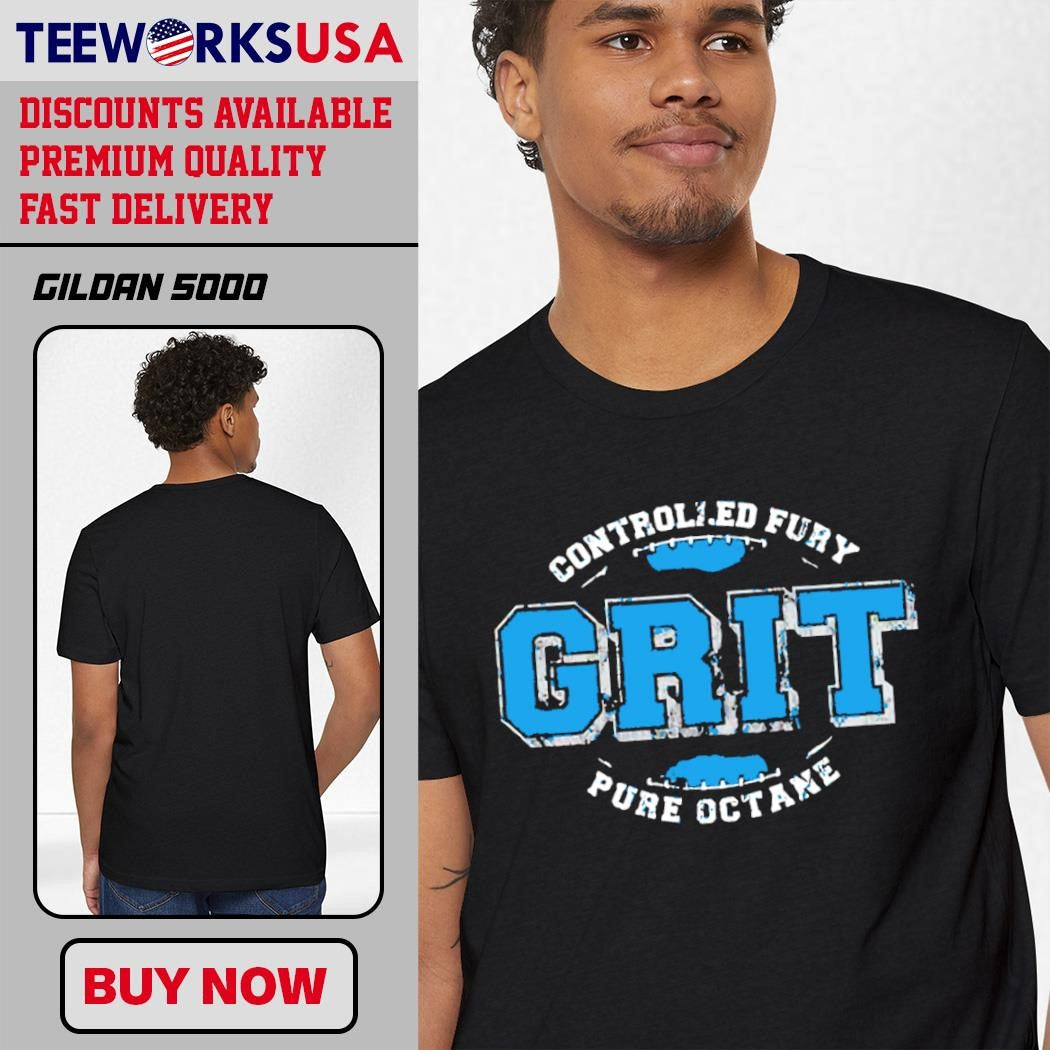 Controlled Fury Pure Octane Lions Grit Design - Adult & Kids T-Shirts, Sweatshirts & Hoodies apparel design preview 1