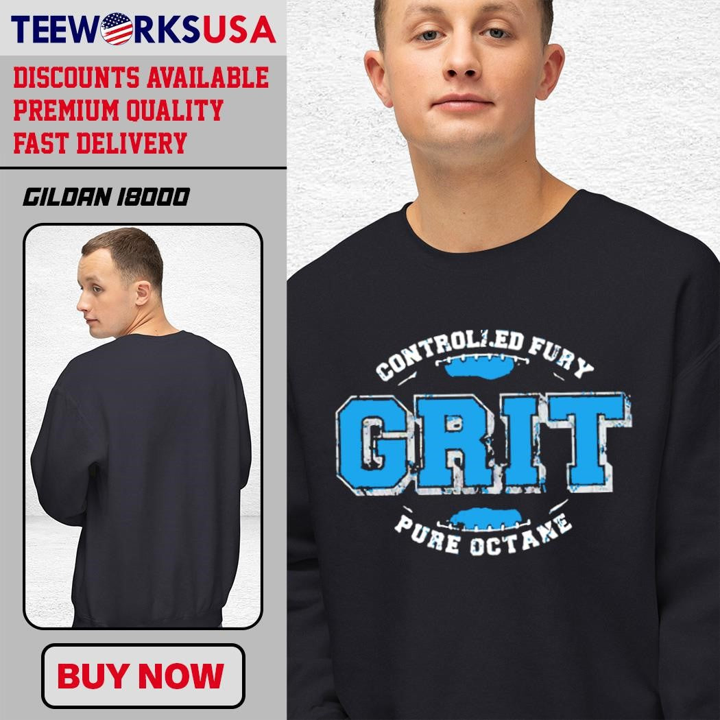 Controlled Fury Pure Octane Lions Grit Design - Adult & Kids T-Shirts, Sweatshirts & Hoodies apparel design preview 3