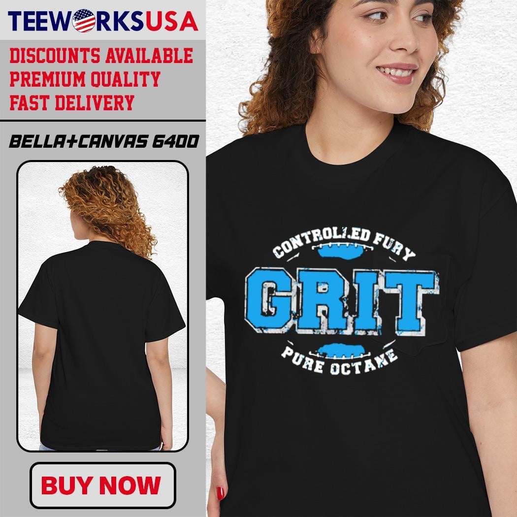 Controlled Fury Pure Octane Lions Grit Design - Adult & Kids T-Shirts, Sweatshirts & Hoodies apparel design preview 4