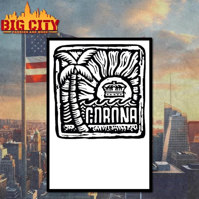 Corona Woodblock - Adult & Kids T-Shirts, Sweatshirts & Hoodies apparel design preview 4