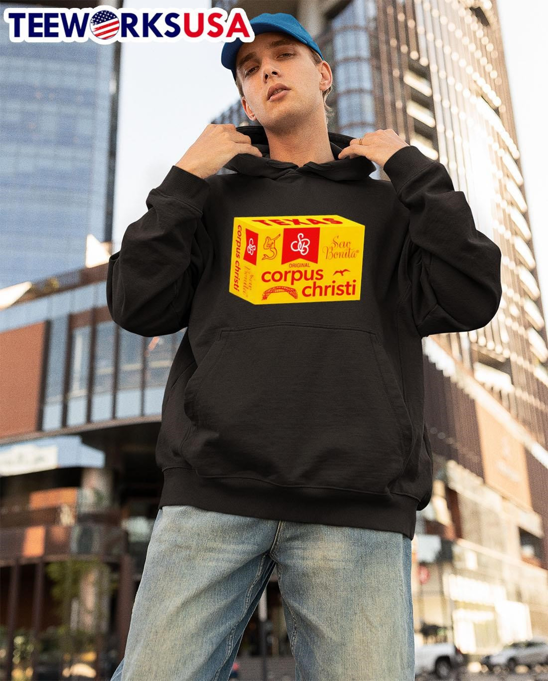 Corpus Christi Fideo - Adult & Kids T-Shirts, Sweatshirts & Hoodies apparel design preview 3