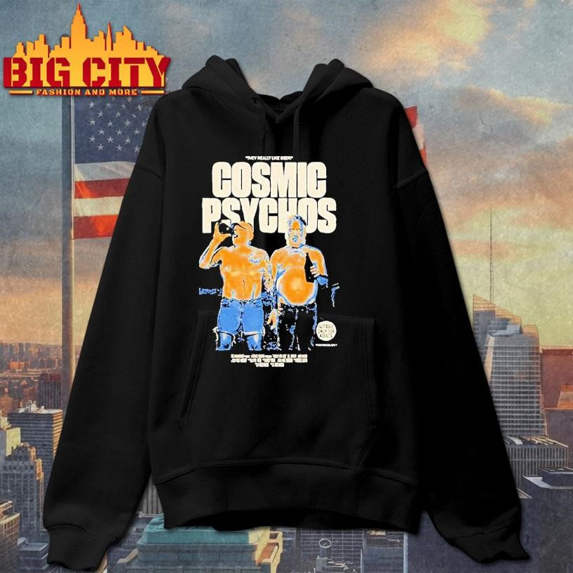 Cosmic Psychos I Really Like Beer Tour - Adult & Kids T-Shirts, Sweatshirts & Hoodies apparel design preview 2