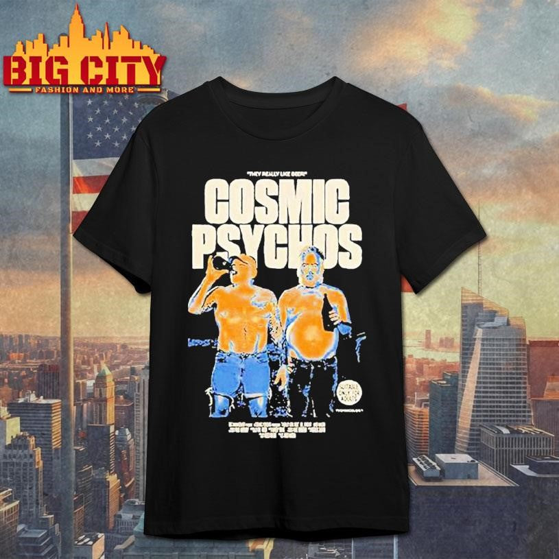 Cosmic Psychos I Really Like Beer Tour - Adult & Kids T-Shirts, Sweatshirts & Hoodies apparel design preview 1