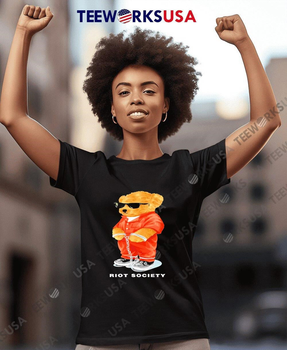 County Teddy Bear Riot Society - Adult & Kids T-Shirts, Sweatshirts & Hoodies apparel design preview 7