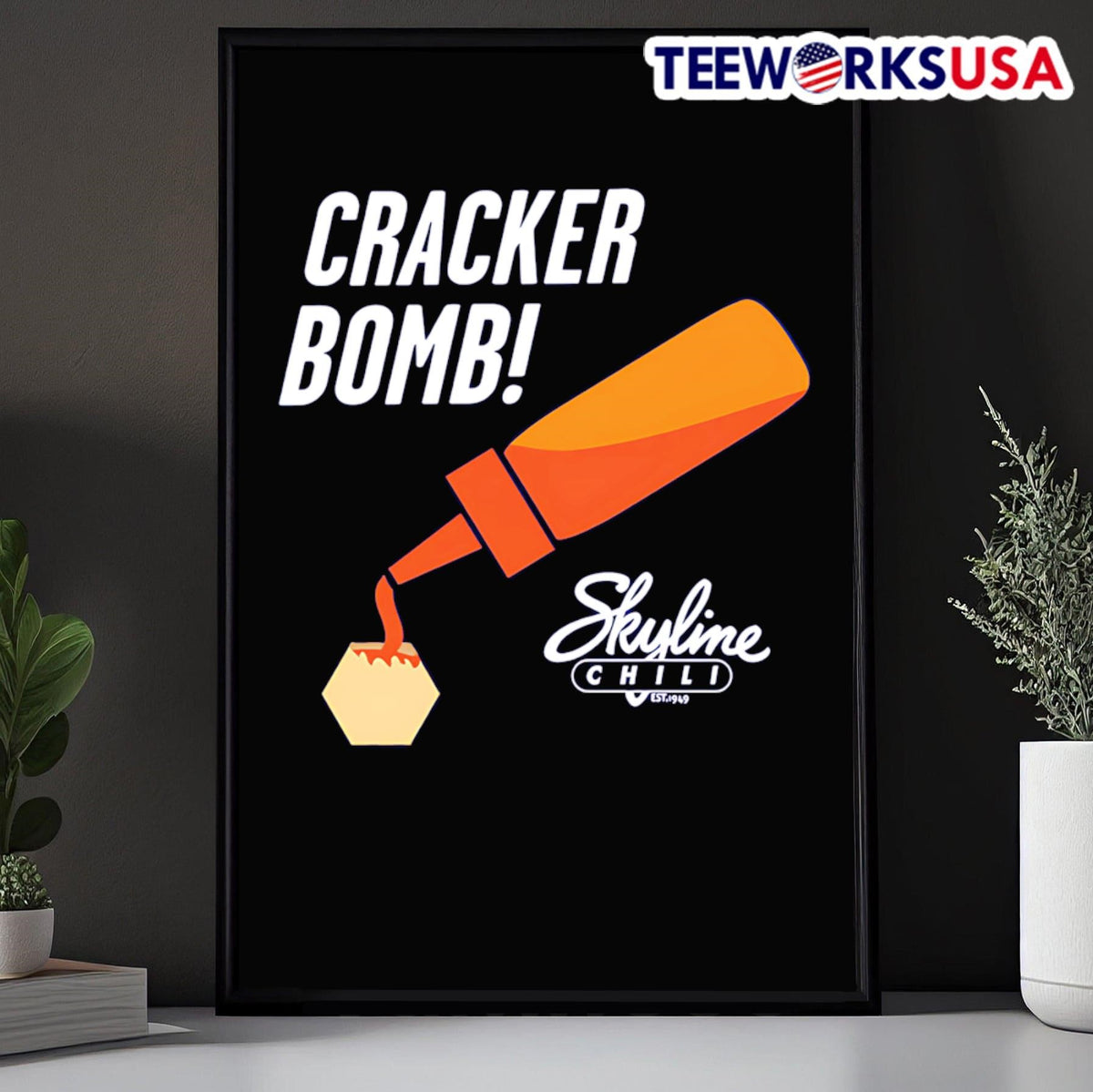Cracker Bomb Skyline - Adult & Kids T-Shirts, Sweatshirts & Hoodies apparel design preview 5
