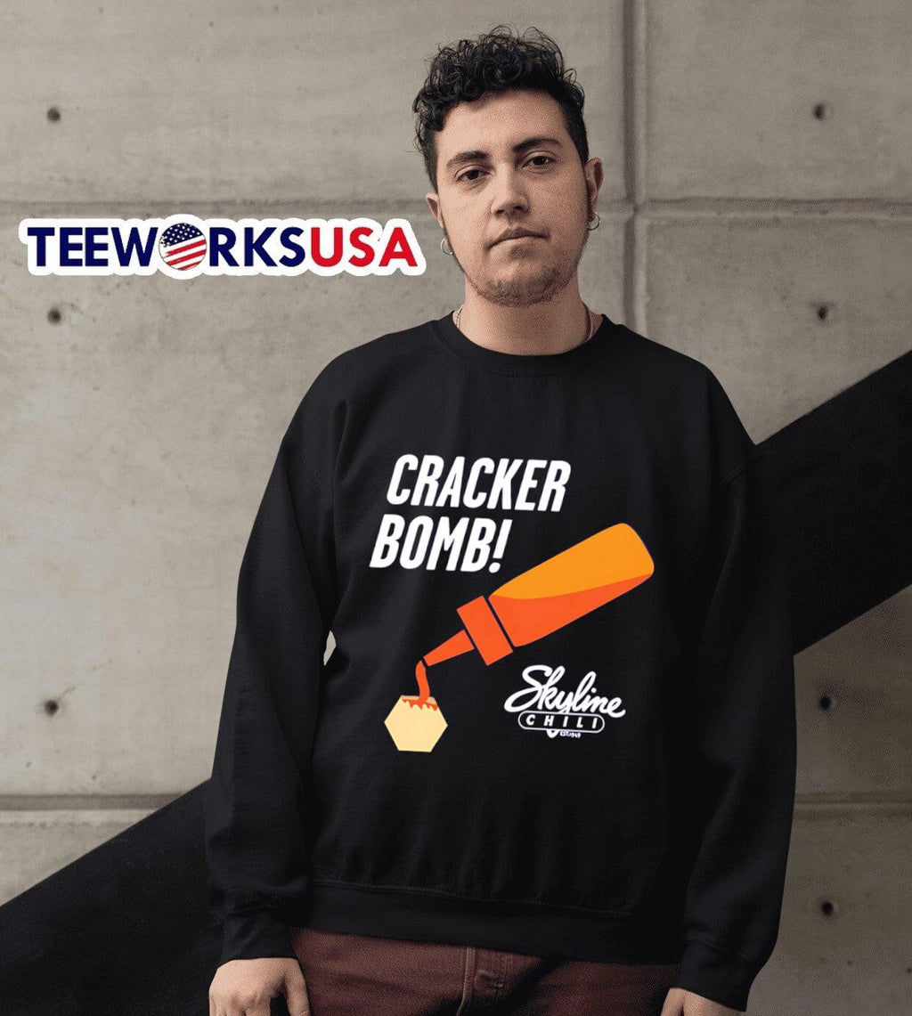 Cracker Bomb Skyline - Adult & Kids T-Shirts, Sweatshirts & Hoodies apparel design preview 6