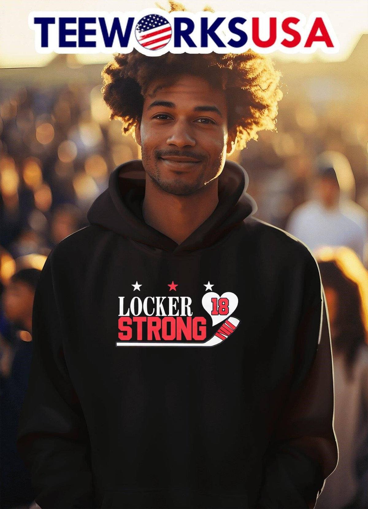 Craig Laughlin locker strong - Adult & Kids T-Shirts, Sweatshirts & Hoodies apparel design preview 2