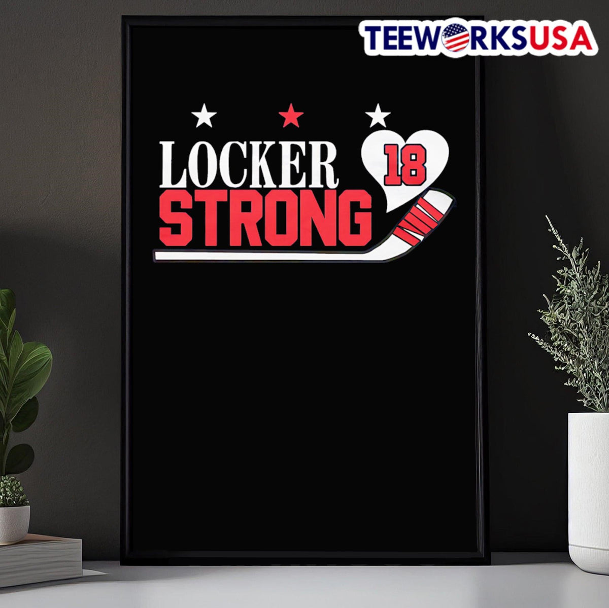 Craig Laughlin locker strong - Adult & Kids T-Shirts, Sweatshirts & Hoodies apparel design preview 5