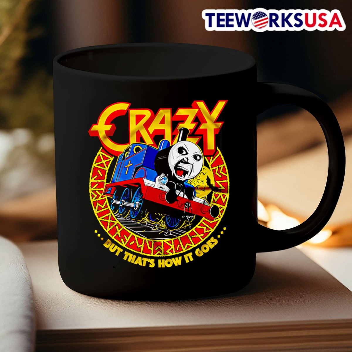 Crazy Train but that's how it goes - Adult & Kids T-Shirts, Sweatshirts & Hoodies apparel design preview 3